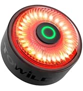TOWILD TL03 Bike Tail Light Smart Brake Sensing Bike Rear Lights,Type-C Cable Waterproof Bicycle ...