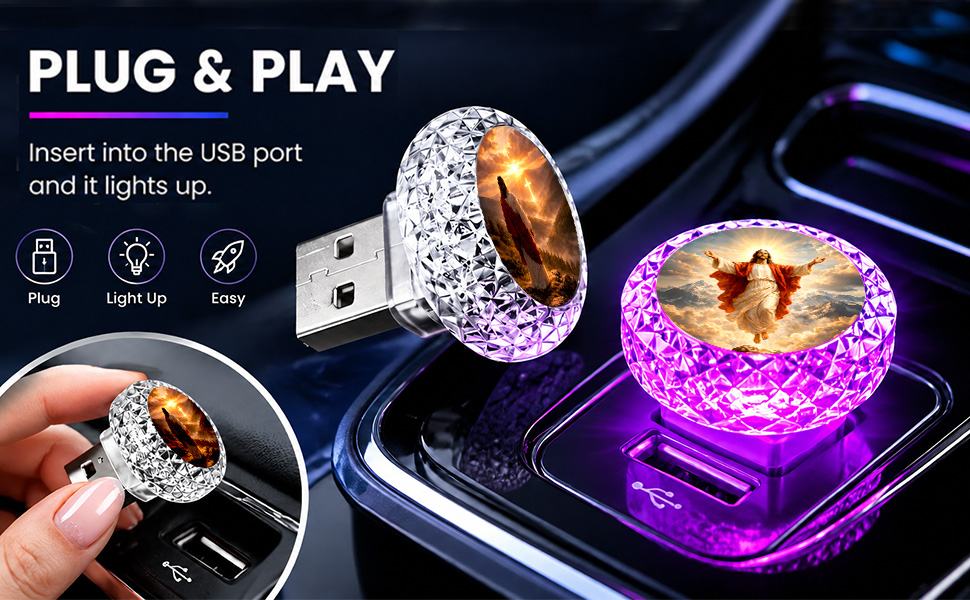 usb car light