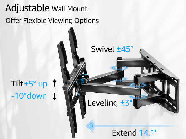 7 7 3 tv wall mount tv mount 55in tv mount 65in 50in wall mount tv bracket