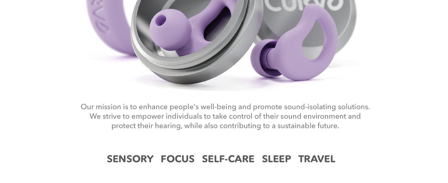 CURVD Everyday Earplug Bundle in Purple