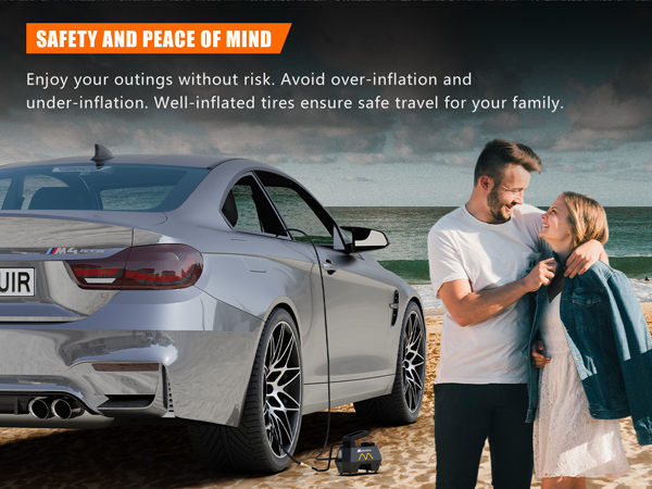 Motorenbau car tire inflator safety and peace of mind