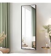 AAZZKANG Full Length Wall Mirror with Metal Frame Large 43"x14" Modern Rectangular Hanging Mirror...