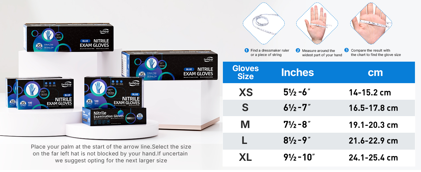 Disposable Nitrile Exam Gloves