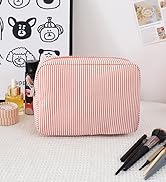 CALINNL 2pcs Makeup Bag Travel Toiletry Bag for Women Lightweight Make Up Bag Purse Organizer Pou...