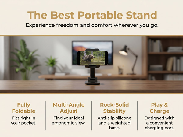 desk phone holder