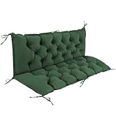 IASEAHK Porch Swing Cushions, Waterproof Swing Cushions for Outdoor Furniture, Patio Swing Cushio...