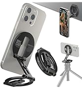 MOSENVKA Dual Magnetic Phone Stand Holder Double Magnetic Phone Holder Ultrathin Foldable 1/4