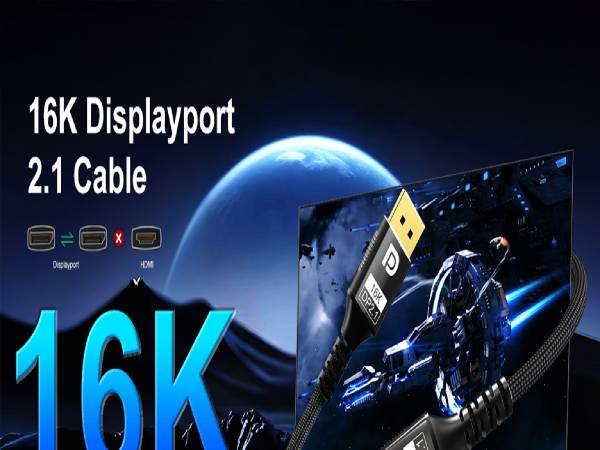 16K displayport cable