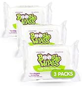 Boogie Wipes Wet Wipes for Baby and Kids, Unscented, 90 Count