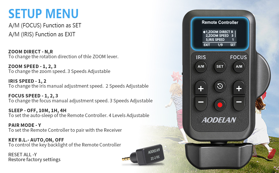 Zoom Focus Iris Controller