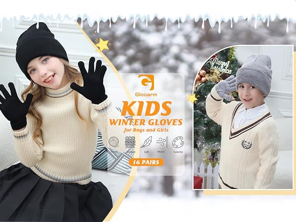 kids winter gloves