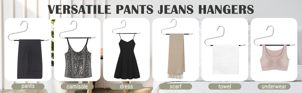 Multifunctional Pants Hangers Pack