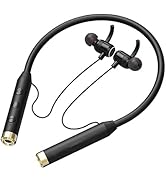 NVAHVA Neckband Bluetooth Headphones with Flashlight, Magnetic Earphones with 70H Runtime 5 Prese...