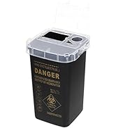 FOMIYES Desktop Sharps Bins Blades Storage Container Sharps Buckets Recycling Cases Razor Disposa...