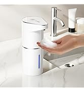 Fantictas Automatic Soap Dispenser,Touchless Hand Wall Mount Rechargeable 3 Gear Adjustable Elect...