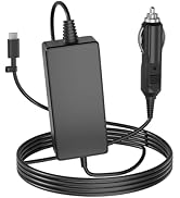 SLRIOYS Car Charger USB C 100W 12V Compatible with Lenovo/HP/Dell/Acer/Asus/MacBook/Samsung/MSI/L...