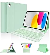 LAMA iPad 10th Generation Case with Keyboard for iPad 10th Generation 10.9" 2022 (A2696/A2757/A27...