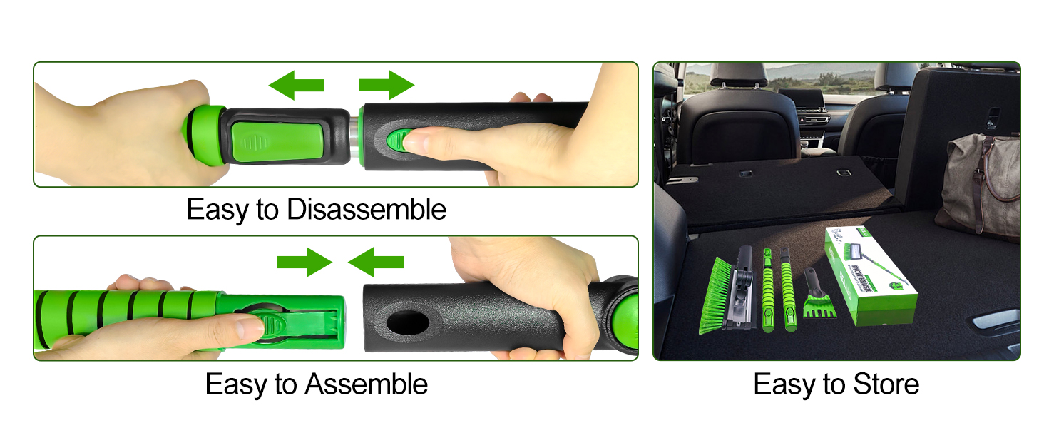 snow brush and ice scraper