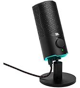 JBL Quantum Stream: Dual Pattern Premium USB Microphone for Streaming, Recording and Gaming