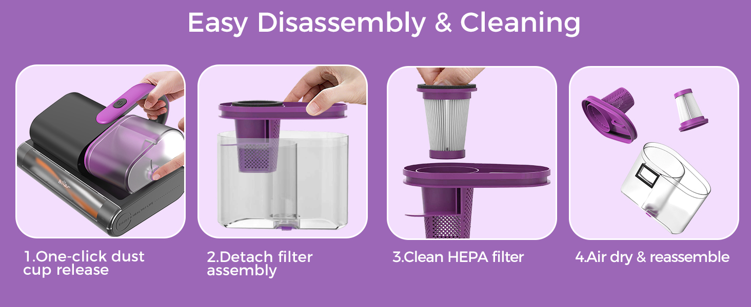 mattress vacuum cleaner uv sanitizing