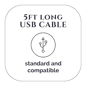 5 feet long cable