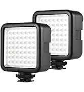 Andoer W49 Mini Interlock Camera LED Panel Light Dimmable Camcorder Video Lighting With Shoe Moun...