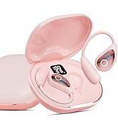 Open Ear Earbuds wireless bluetooth Headphones 5.4 Sports with Smart Digital Display,Clear Calls,...