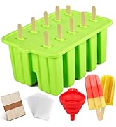 Silicone Popsicles Molds, Food Grade Popsicle Molds for Kids, Homemade Popsicle Mold, BPA Free Ic...