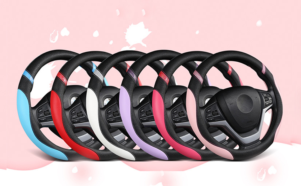 Steering wheel cover for women
