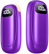 Hand Warmers Rechargeable - 2 Pack Electric Hand Warmers 14000mAh, 16 Hrs Warmth Dual-Sided Heati...