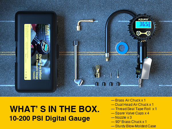 tire inflator nozzle