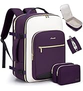 LOVEVOOK 40L Carry on Backpack for Women with 3 Packing Cubes, Large Travel Backpack for Airplane...