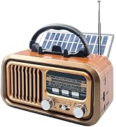 Paeiope Portable Vintage Retro Radio AM FM with Excellent Reception, Transistor Shortwave Radio R...