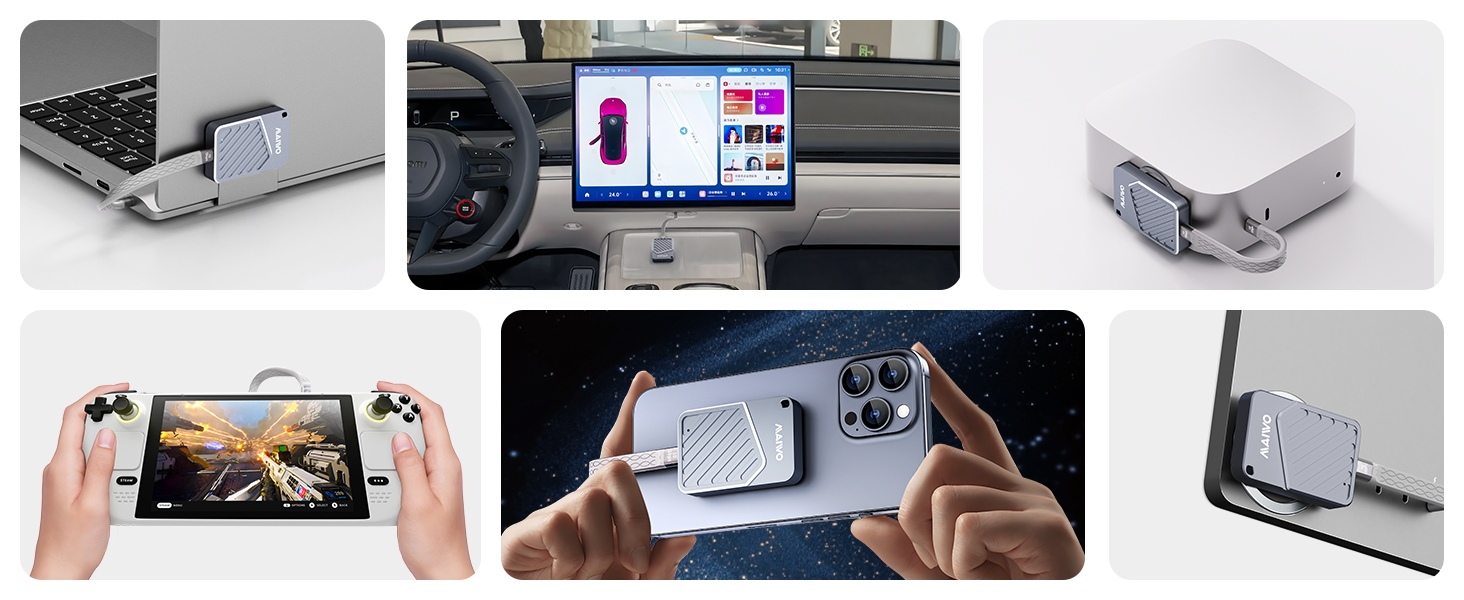 Magnetic 10Gbps NVMe enclosure for 2230 2242 SSD