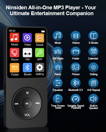 All-in-one MP3 Music Player with 128GB large capacity