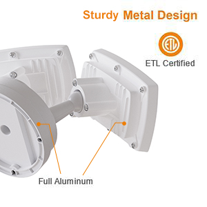 3000LM LED Flood Light Outdoor Switch Controlled LED Security Light Exterior Lights
