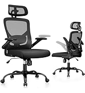 Marsail Ergonomic Office Chair Desk Chair,Gaming Chair with Height Adjustable Lumbar Support, Adj...