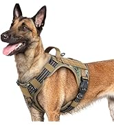 rabbitgoo Dog Harness for Small Medium Large Sized Dogs, No Pull Military Tactical Service Vest w...