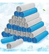 MENOLY 30 Packs Cooling Towels Bulk, Cooling Towels for Neck and Face, Soft and Breathable Sweat ...