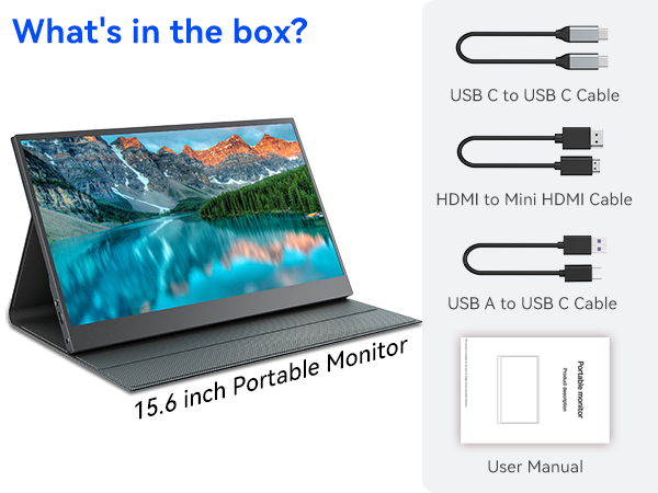 15.6 inch portable monitor