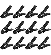12-Piece for Woodworking Spring Clamps 4-inch Tarp Clamps Large Heavy Duty Clips Spring Clip Meta...