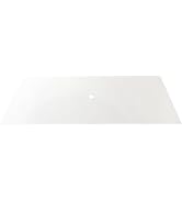 GO&amp;SO Rectangular Lampshade Diffuser - 11" Diameter, Fits 12-15" Openings, Frosted White Rectangle