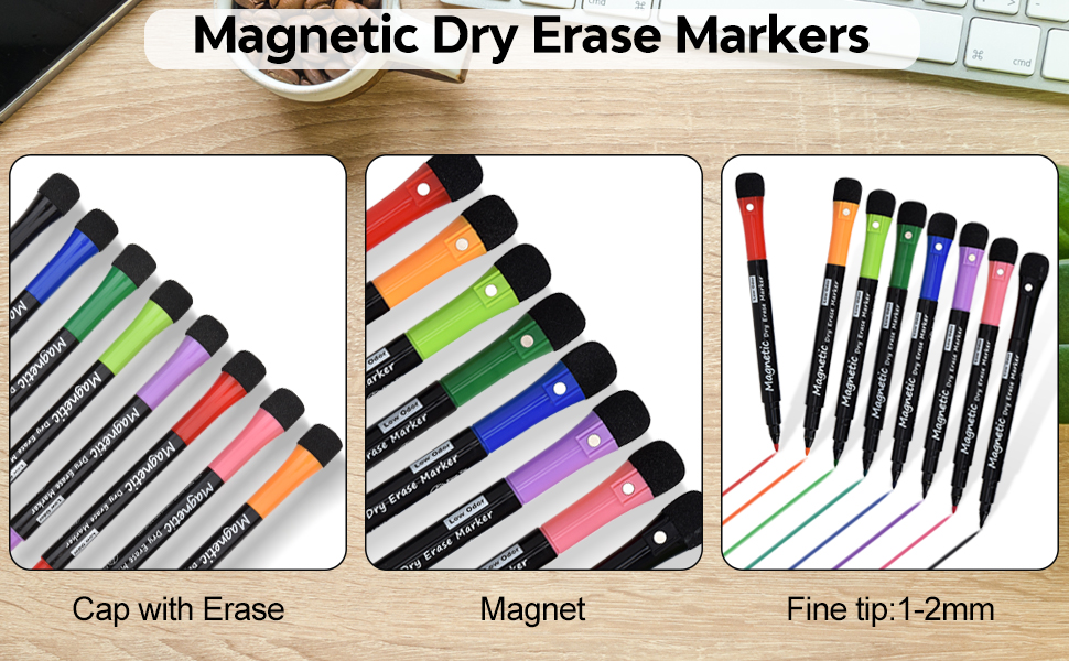 Browill Magnetic Dry Erase Markers