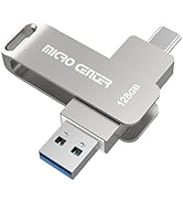 Micro Center SuperSpeed 128GB USB 3.2 Dual Drive Type-C &amp; OTG Type-A 2-in-1 up to 200MB/s Swivel ...