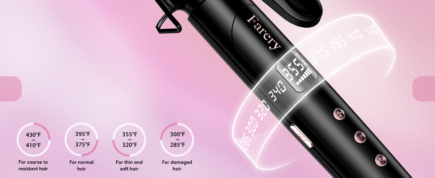 farery large barrel curling iron