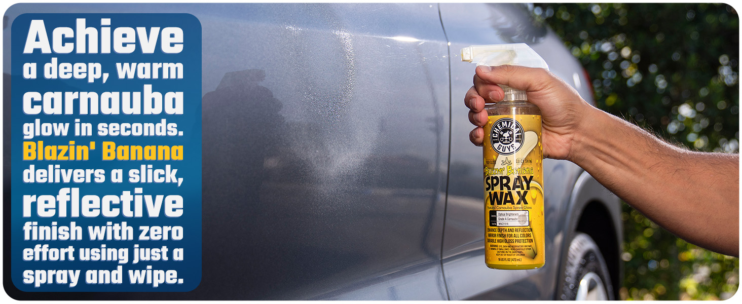 Blazin Banana Sprayable Car Wax from Chemical Guys