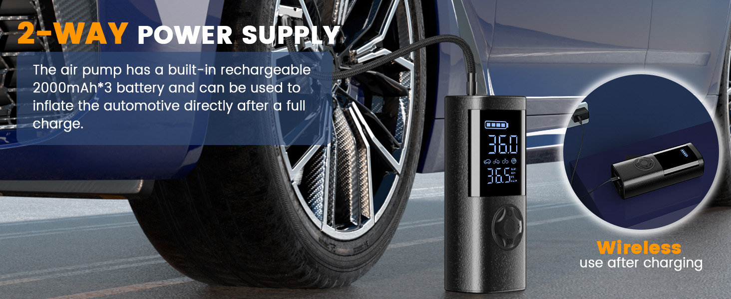 Jump Starter with Air Compressor