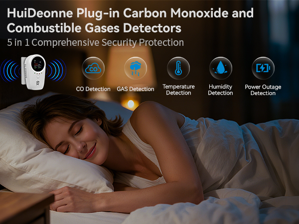 5-in-1 carbon monoxide detectors