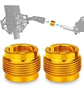 2 PCS Mic Stand Adapter - Boom Arm Screw Thread Adapter 5/8" Male to 3/8" Female Screw Adapter fo...