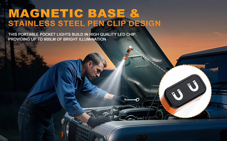 edc flashlight rechargeable compact flashlight